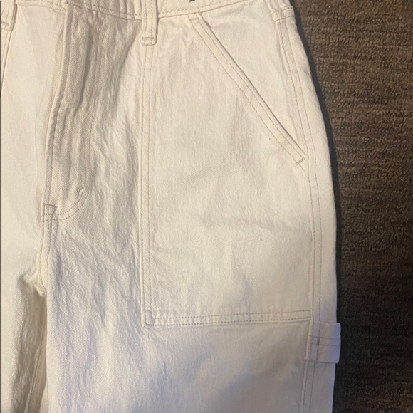 Abercrombie & Fitch Women's High Rise Jeans - White - Picture 3 of 6